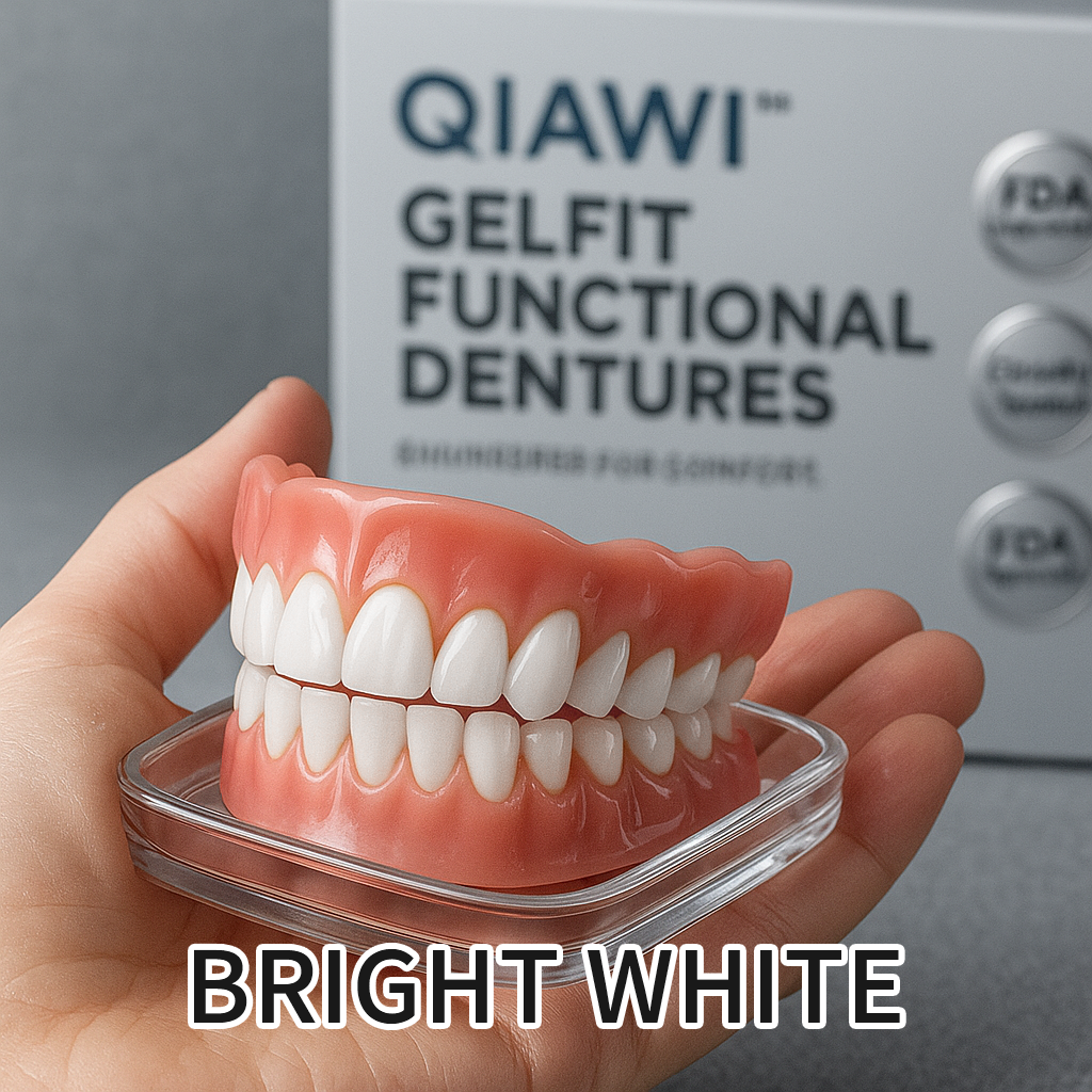 QIAWI™GelFit Functional Dentures – Made in the USA & FDA-Certified